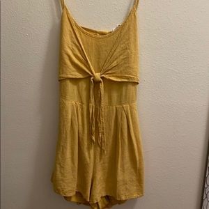 yellow romper
